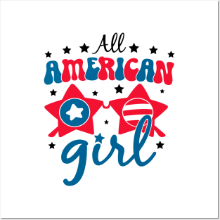 All American Girl Posters and Art